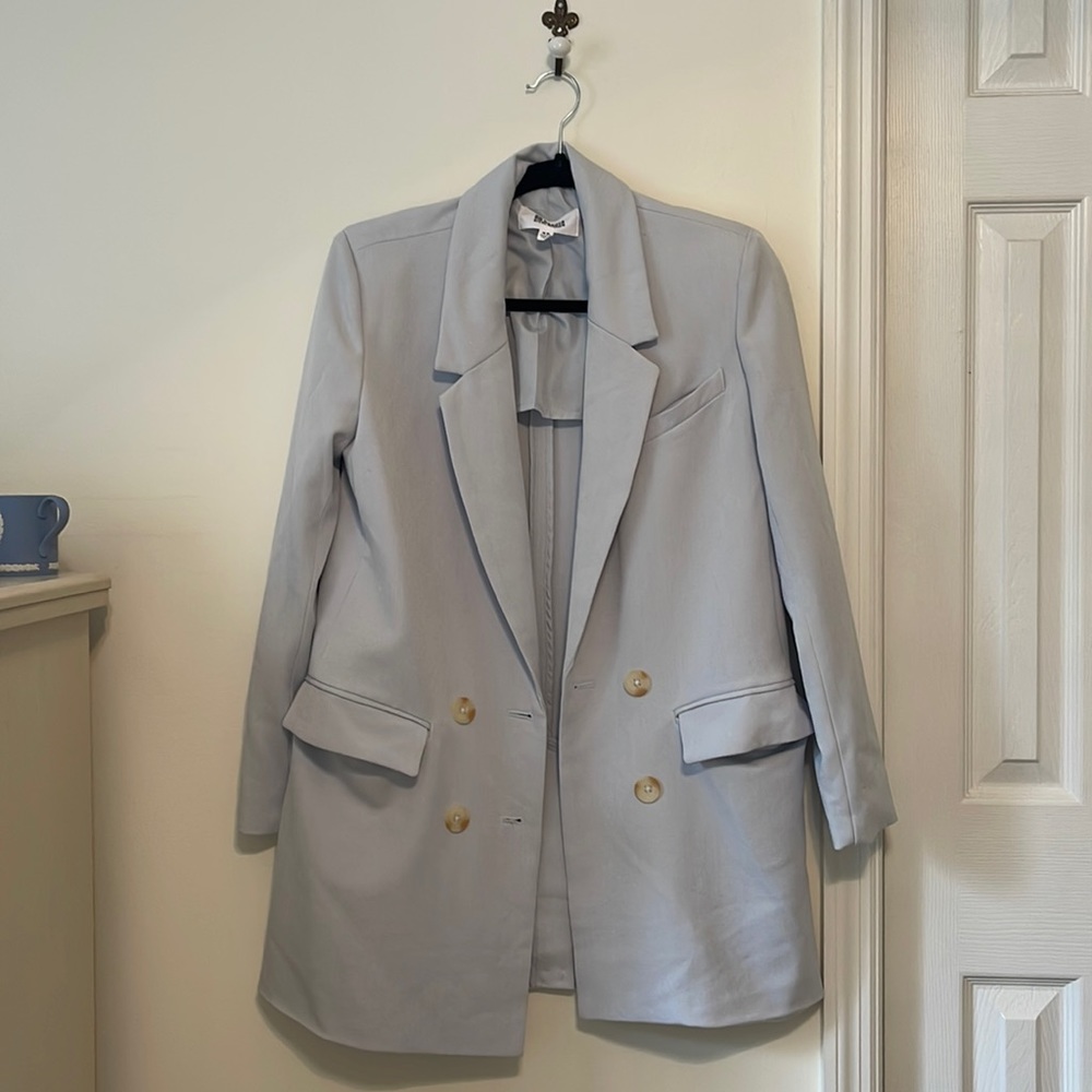 BB Dakota by Steve Madden Oversized Blue Blazer, size XS.
